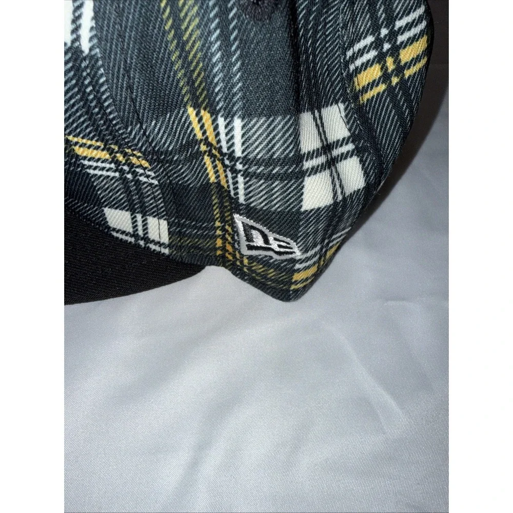 PITTSBURGH STEELERS BLACK PLAID NFL NEW ERA Hat Youth